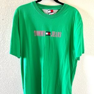 Tommy Jeans acid capsule cotton linear logo Tshirt.